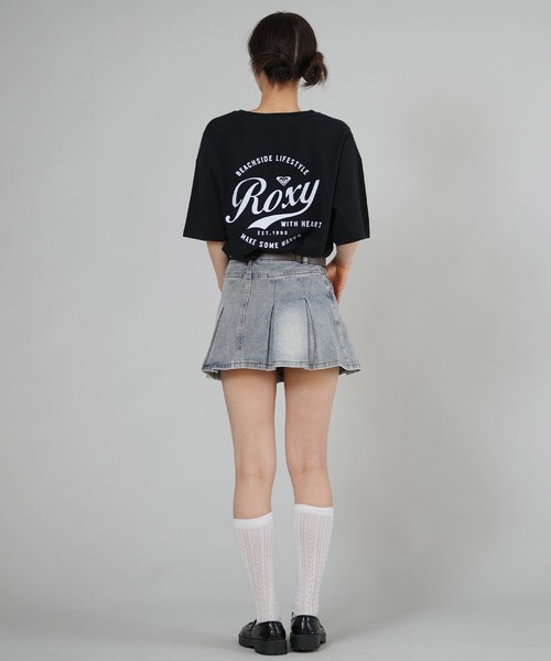 ROXY(ロキシー)の「ROXY/ロキシー 半袖 Tシャツ バックプリント ドロップショルダー RST261076(Tシャツ/カットソー・レディース・グレー/ブラック/ホワイト・S/M)」の18枚目の写真