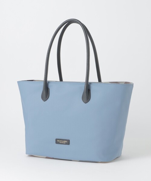 BLUE LABEL CRESTBRIDGE（ブルーレーベルクレストブリッジ）の「パーシャルクレストブリッジチェックナイロントート（トートバッグ・レディース・ブラック/ダークネイビー/ブルー系その他4・FREE）」の3枚目の写真
