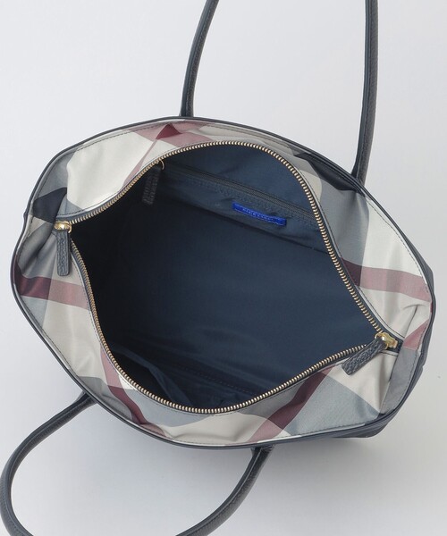 BLUE LABEL CRESTBRIDGE（ブルーレーベルクレストブリッジ）の「パーシャルクレストブリッジチェックナイロントート（トートバッグ・レディース・ブラック/ダークネイビー/ブルー系その他4・FREE）」の18枚目の写真