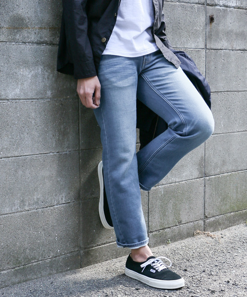 URBAN RESEARCH DOORS MENS（アーバンリサーチ ドアーズ メンズ）の「DOORS スウェットデニムスリムパンツ（その他パンツ・メンズ・ライトブルー/ブルー・38/36/40）」の21枚目の写真