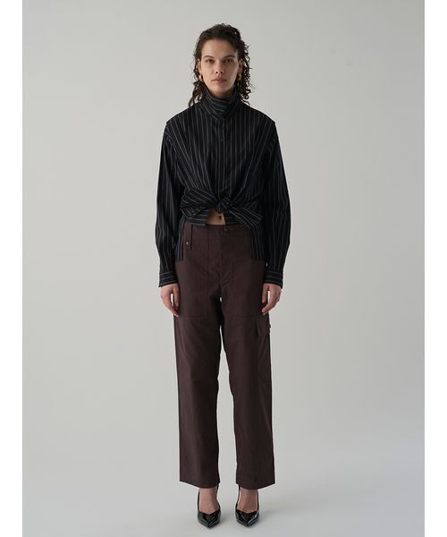 Henon.(ヘノン)の「カーゴトラウザーパンツ(その他パンツ・レディース・オフホワイト/ブラウン・38/36)」の6枚目の写真