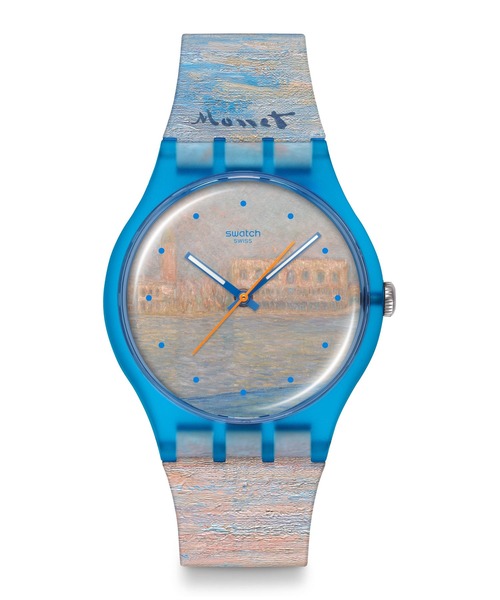 SWATCH(スウォッチ)の「MONET'S PALAZZO DUCALE(アナログ腕時計・レディース・ブルー・FREE)」の1枚目の写真