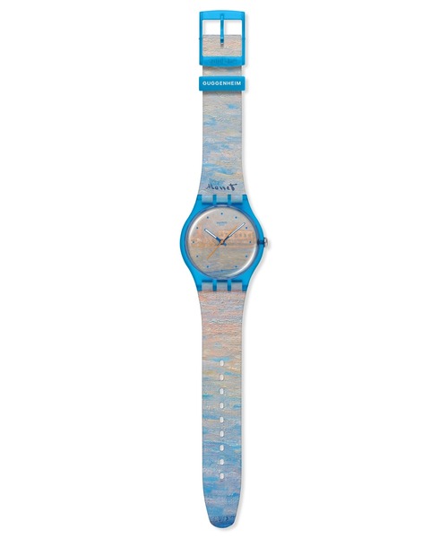 SWATCH(スウォッチ)の「MONET'S PALAZZO DUCALE(アナログ腕時計・レディース・ブルー・FREE)」の4枚目の写真