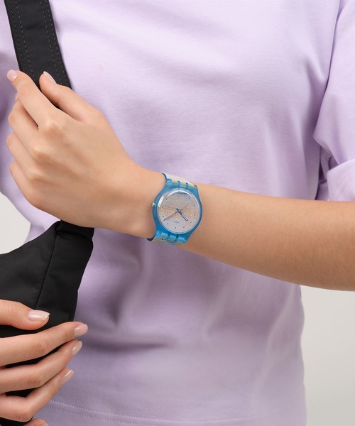SWATCH(スウォッチ)の「MONET'S PALAZZO DUCALE(アナログ腕時計・レディース・ブルー・FREE)」の7枚目の写真