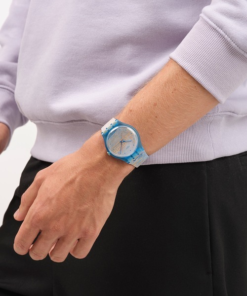 SWATCH(スウォッチ)の「MONET'S PALAZZO DUCALE(アナログ腕時計・レディース・ブルー・FREE)」の8枚目の写真