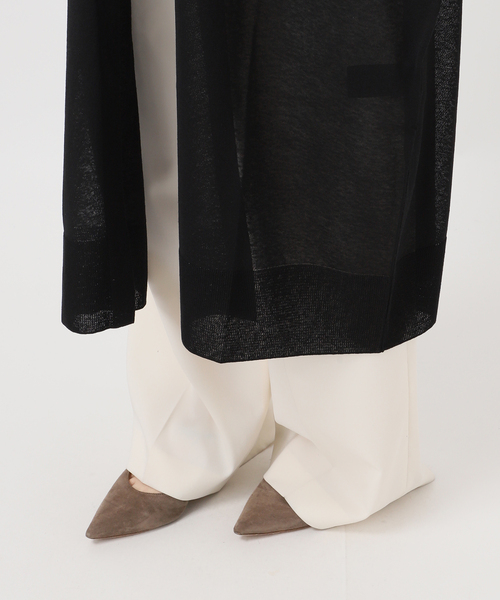 Noble(ノーブル)の「18Gシアーロングカーディガン(カーディガン/ボレロ・レディース・ライトグレー/モカ/ブラック・FREE)」の20枚目の写真