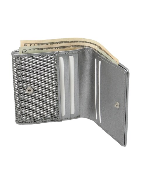 HIROKO HAYASHI(ヒロコハヤシ)の「CATENA(カテーナ)薄型二つ折り財布(財布・レディース・シルバー系その他・00)」の5枚目の写真