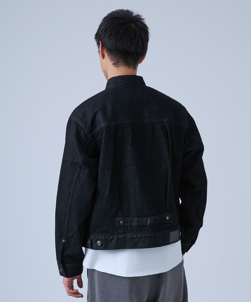 B.C STOCK（ベーセーストック）の「NEW 12.5oz デニムジャケット（デニムジャケット・メンズ・ダークブルー/ネイビー/ブラック・LARGE/MEDIUM）」の7枚目の写真