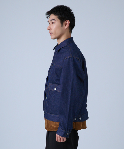 B.C STOCK（ベーセーストック）の「NEW 12.5oz デニムジャケット（デニムジャケット・メンズ・ダークブルー/ネイビー/ブラック・LARGE/MEDIUM）」の10枚目の写真