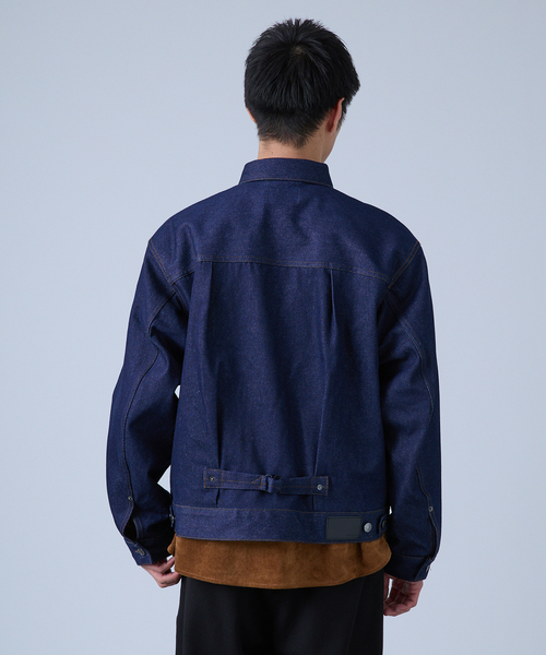 B.C STOCK（ベーセーストック）の「NEW 12.5oz デニムジャケット（デニムジャケット・メンズ・ダークブルー/ネイビー/ブラック・LARGE/MEDIUM）」の11枚目の写真