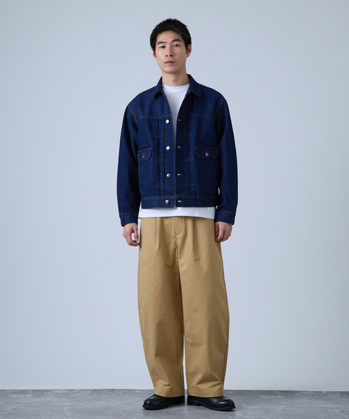 B.C STOCK（ベーセーストック）の「NEW 12.5oz デニムジャケット（デニムジャケット・メンズ・ダークブルー/ネイビー/ブラック・LARGE/MEDIUM）」の12枚目の写真