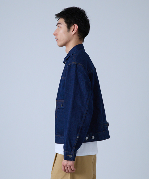 B.C STOCK（ベーセーストック）の「NEW 12.5oz デニムジャケット（デニムジャケット・メンズ・ダークブルー/ネイビー/ブラック・LARGE/MEDIUM）」の14枚目の写真