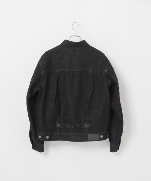 B.C STOCK（ベーセーストック）の「NEW 12.5oz デニムジャケット（デニムジャケット・メンズ・ダークブルー/ネイビー/ブラック・LARGE/MEDIUM）」の19枚目の写真