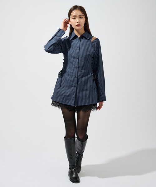 Ellno de Mavie（エルノデメヴィ）の「レースドッキングショートパンツ（その他パンツ・レディース・チャコール/ブラック・FREE）」の14枚目の写真