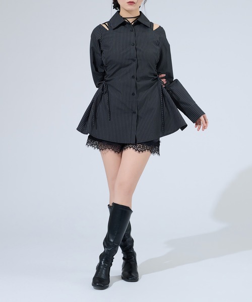 セール】レースドッキングショートパンツ(その他パンツ)|Ellno de セール】レースドッキングショートパンツ(その他パンツ)|Ellno de