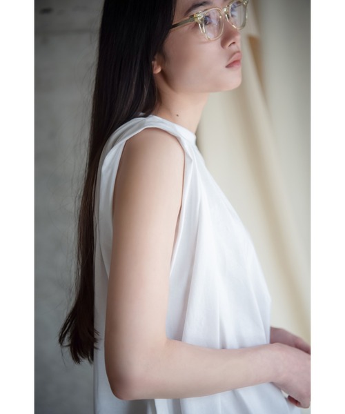 k3&co.(ケイスリーアンドコー)の「Draw string N/S top(Tシャツ/カットソー・レディース・Black/White・ONE SIZE)」の17枚目の写真