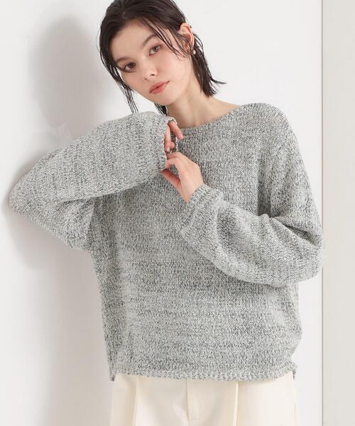 THE SHOP TK （ザ ショップ ティーケー ）の「MIXカラーで軽やかに テープヤーンニット（ニット/セーター・レディース・イエロー系その他5/ブルー系3・13/12）」の7枚目の写真