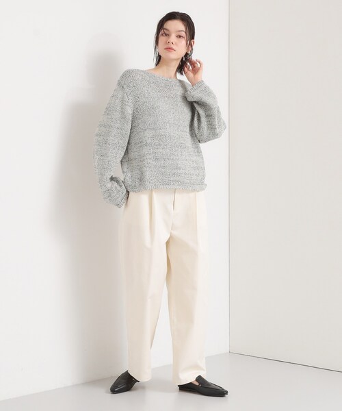 THE SHOP TK （ザ ショップ ティーケー ）の「MIXカラーで軽やかに テープヤーンニット（ニット/セーター・レディース・イエロー系その他5/ブルー系3・13/12）」の9枚目の写真