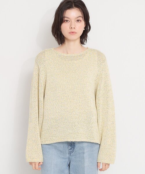 THE SHOP TK （ザ ショップ ティーケー ）の「MIXカラーで軽やかに テープヤーンニット（ニット/セーター・レディース・イエロー系その他5/ブルー系3・13/12）」の11枚目の写真