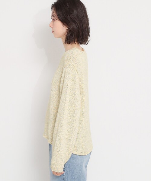 THE SHOP TK （ザ ショップ ティーケー ）の「MIXカラーで軽やかに テープヤーンニット（ニット/セーター・レディース・イエロー系その他5/ブルー系3・13/12）」の12枚目の写真