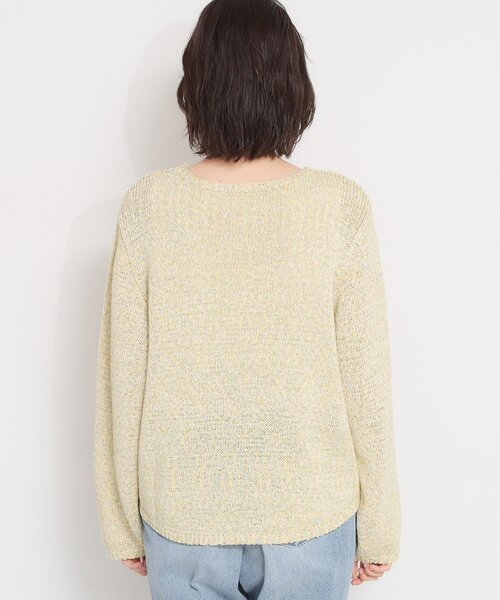 THE SHOP TK （ザ ショップ ティーケー ）の「MIXカラーで軽やかに テープヤーンニット（ニット/セーター・レディース・イエロー系その他5/ブルー系3・13/12）」の13枚目の写真