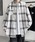 KELVIN�i�P�����@���j�́uMonotone Plaid Oversized Shirt ���m�g�[�� �`�F�b�N �I�[�o�[�T�C�Y �V���c�i�V���c/�u���E�X�j�v�b�z���C�g