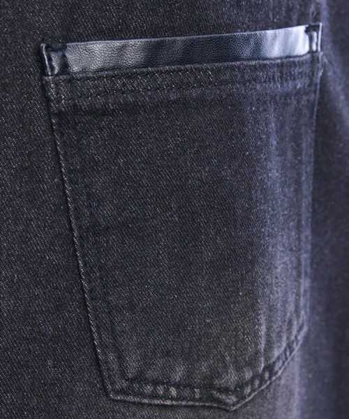 clear（クリア）の「デニム台形ミニスカート［大人 カジュアル 着回し力抜群］（スカート・レディース・ブラック/ライトブルー・M/S）」の21枚目の写真