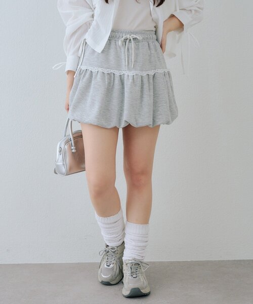 セール】【RMAF】【セットアップ】レースバルーンスカート（スカート