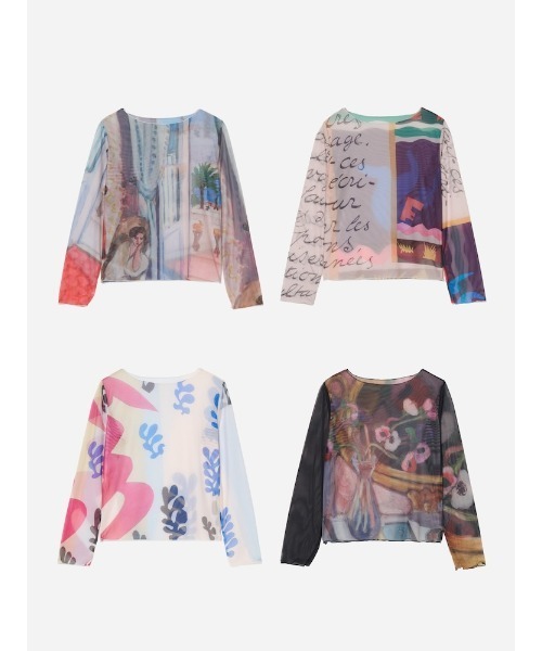 sahara（サハラ）の「Sheer Top "HENRI MATISSE"/シアートップ"アンリ・マティス”（Tシャツ/カットソー・レディース・その他4/その他3/その他2/その他1・FREE）」の15枚目の写真