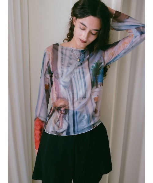 sahara（サハラ）の「Sheer Top "HENRI MATISSE"/シアートップ"アンリ・マティス”（Tシャツ/カットソー・レディース・その他4/その他3/その他2/その他1・FREE）」の5枚目の写真
