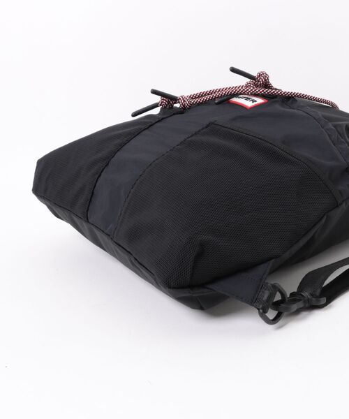 HUNTER(ハンター)の「トラベル マルチファンクション パッカブル バックパック(バックパック/リュック・レディース・ブラック/ブラック×グレー・ONE)」の20枚目の写真