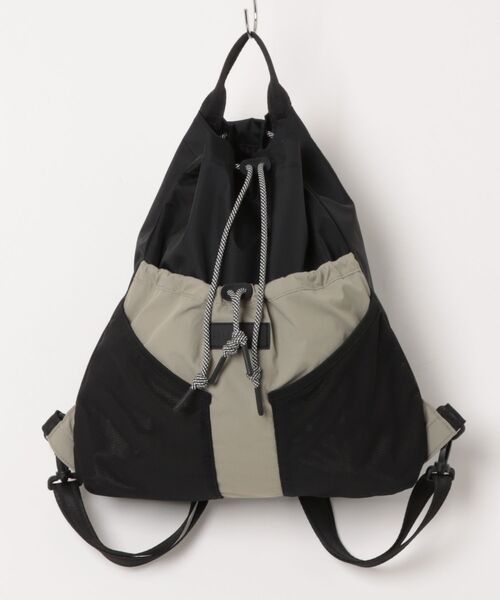 HUNTER(ハンター)の「トラベル マルチファンクション パッカブル バックパック(バックパック/リュック・レディース・ブラック/ブラック×グレー・ONE)」の3枚目の写真