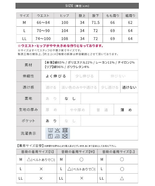 reca（レカ）の「ウエストリブデニムワイドパンツ（デニムパンツ・レディース・ブラック/ライトブルー/ネイビー・M/L/LL）」の21枚目の写真