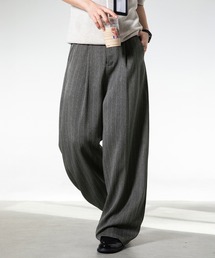 CORPUS TOKYO（コーパス トーキョー）の「タックワイドストライプトラウザー（スラックス）」