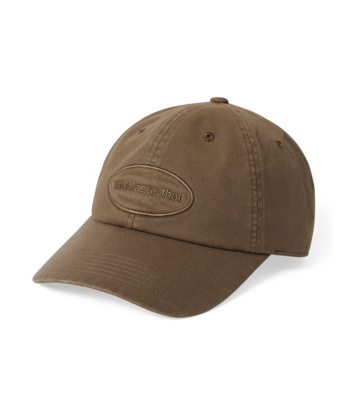 thisisneverthat(ディスイズネバーザット)の「Overdyed E/T-Logo Cap(キャップ・メンズ・キャメル/グリーン/ブラック/アイボリー/チャコール・FREE)」の5枚目の写真