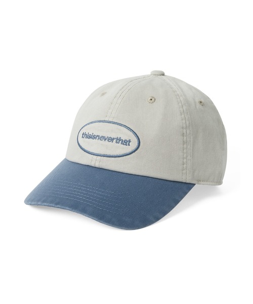 thisisneverthat(ディスイズネバーザット)の「Overdyed E/T-Logo Cap(キャップ・メンズ・キャメル/グリーン/ブラック/アイボリー/チャコール・FREE)」の2枚目の写真