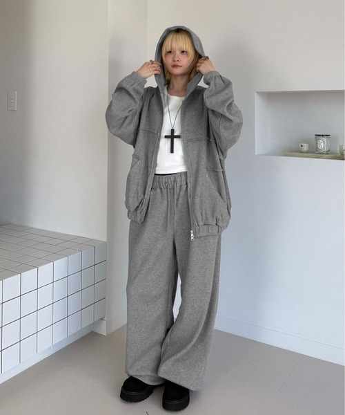 sedacle(セダクル)の「星スタッズサーマル切り替えパーカー(パーカー・メンズ・グレー/ブラック・SMALL/MEDIUM/LARGE)」の17枚目の写真