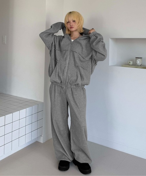 sedacle(セダクル)の「星スタッズサーマル切り替えパーカー(パーカー・メンズ・グレー/ブラック・SMALL/MEDIUM/LARGE)」の18枚目の写真