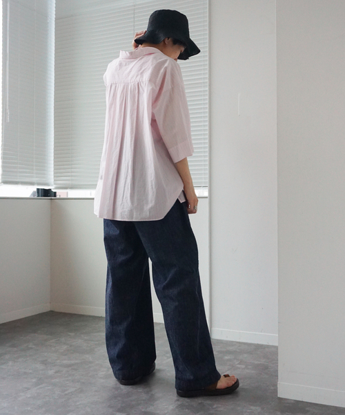 JOURNAL STANDARD LUXE(ジャーナルスタンダード ラックス)の「10OZデニム ARMYビッグパンツ(デニムパンツ・レディース・ネイビー・FREE)」の8枚目の写真
