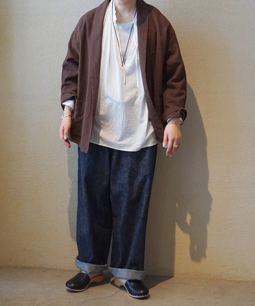 JOURNAL STANDARD LUXE(ジャーナルスタンダード ラックス)の「10OZデニム ARMYビッグパンツ(デニムパンツ・レディース・ネイビー・FREE)」の11枚目の写真