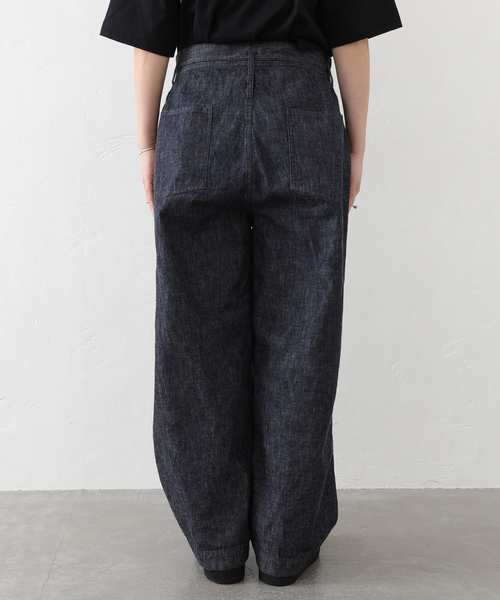 JOURNAL STANDARD LUXE(ジャーナルスタンダード ラックス)の「10OZデニム ARMYビッグパンツ(デニムパンツ・レディース・ネイビー・FREE)」の19枚目の写真