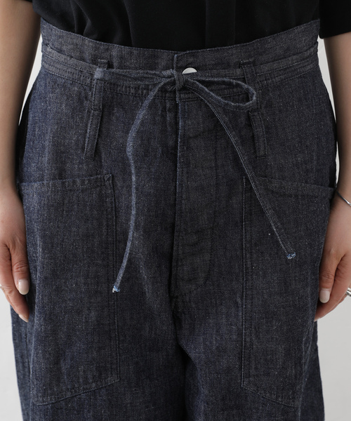 JOURNAL STANDARD LUXE(ジャーナルスタンダード ラックス)の「10OZデニム ARMYビッグパンツ(デニムパンツ・レディース・ネイビー・FREE)」の20枚目の写真