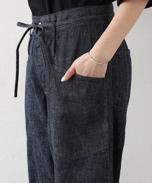 JOURNAL STANDARD LUXE(ジャーナルスタンダード ラックス)の「10OZデニム ARMYビッグパンツ(デニムパンツ・レディース・ネイビー・FREE)」の22枚目の写真