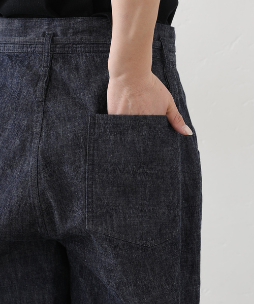 JOURNAL STANDARD LUXE(ジャーナルスタンダード ラックス)の「10OZデニム ARMYビッグパンツ(デニムパンツ・レディース・ネイビー・FREE)」の18枚目の写真