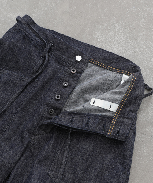 JOURNAL STANDARD LUXE(ジャーナルスタンダード ラックス)の「10OZデニム ARMYビッグパンツ(デニムパンツ・レディース・ネイビー・FREE)」の14枚目の写真