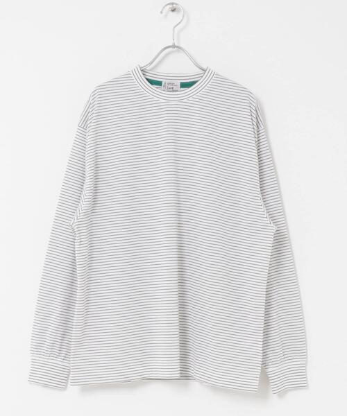 FORK&SPOON(フォークアンドスプーン)の「FORK&SPOON CAVEボーダーロングスリーブTシャツ(Tシャツ/カットソー・メンズ・ホワイト系その他/ブラック系その他/グレー系その他・4/5)」の10枚目の写真