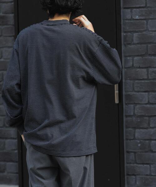 FORK&SPOON(フォークアンドスプーン)の「FORK&SPOON CAVEボーダーロングスリーブTシャツ(Tシャツ/カットソー・メンズ・ホワイト系その他/ブラック系その他/グレー系その他・4/5)」の16枚目の写真