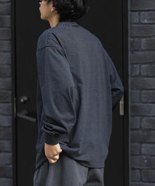 FORK&SPOON(フォークアンドスプーン)の「FORK&SPOON CAVEボーダーロングスリーブTシャツ(Tシャツ/カットソー・メンズ・ホワイト系その他/ブラック系その他/グレー系その他・4/5)」の19枚目の写真