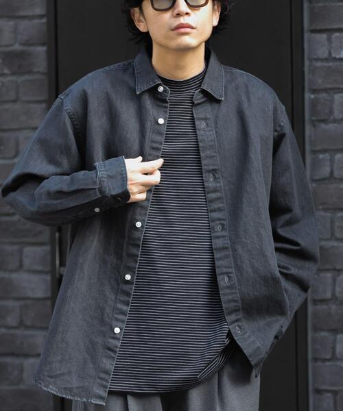 FORK&SPOON(フォークアンドスプーン)の「FORK&SPOON CAVEボーダーロングスリーブTシャツ(Tシャツ/カットソー・メンズ・ホワイト系その他/ブラック系その他/グレー系その他・4/5)」の21枚目の写真