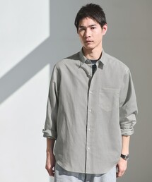 ラミー ミックス ジャストルーズ 長袖 シャツ